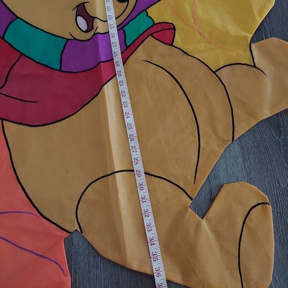 Disney Winnie The Pooh Large House Garden Nylon Flag Autumn - Picture 6 of 6